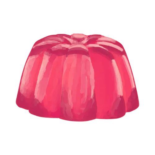 red jello 
