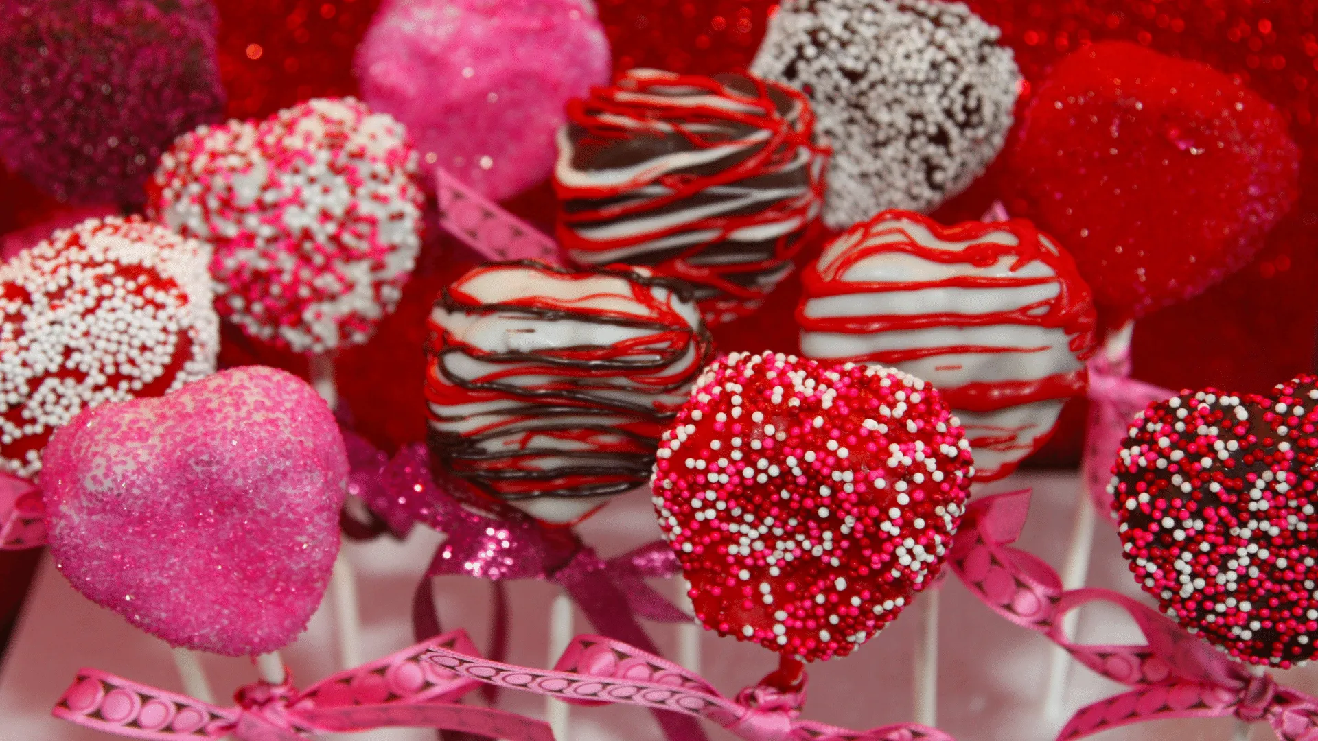 Chocolate and chocolate sprinkles lollipops 